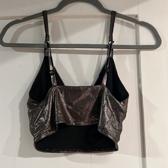 Silver Crop Top - Picture 2 of 4